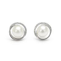 Earrings Idee Preziose dal 1987 Woman in White Gold Perla IP.OK18B/192 - IP.OK18B/192